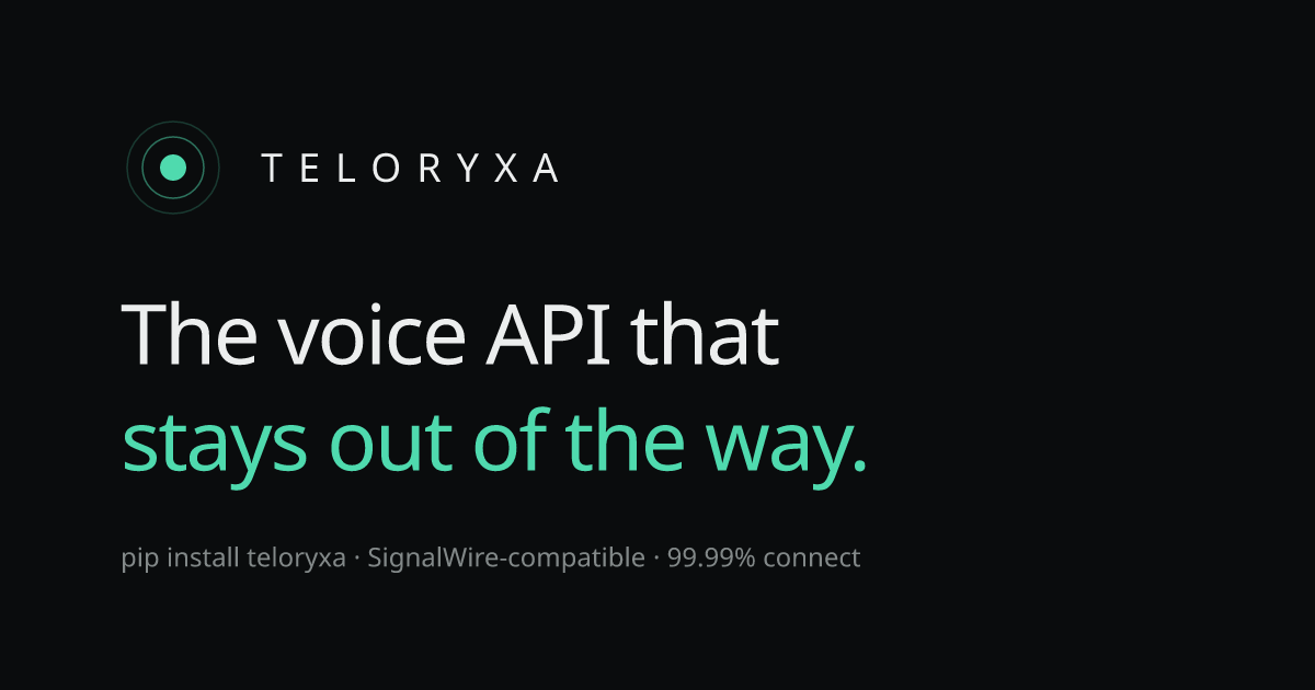 Teloryxa API — Voice Call API Platform for Business | CPaaS
